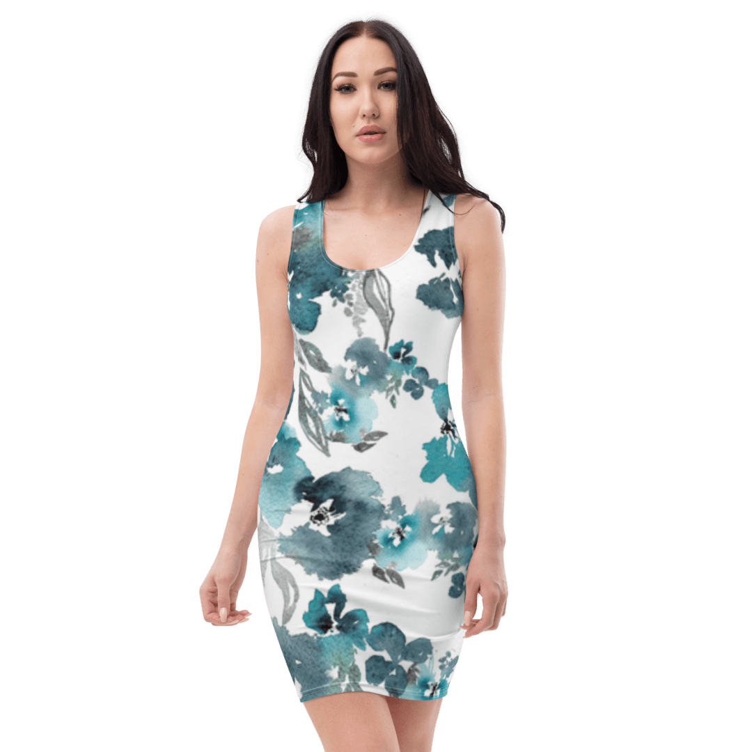 Bodycon dress - Premium Floral Design | frazer living