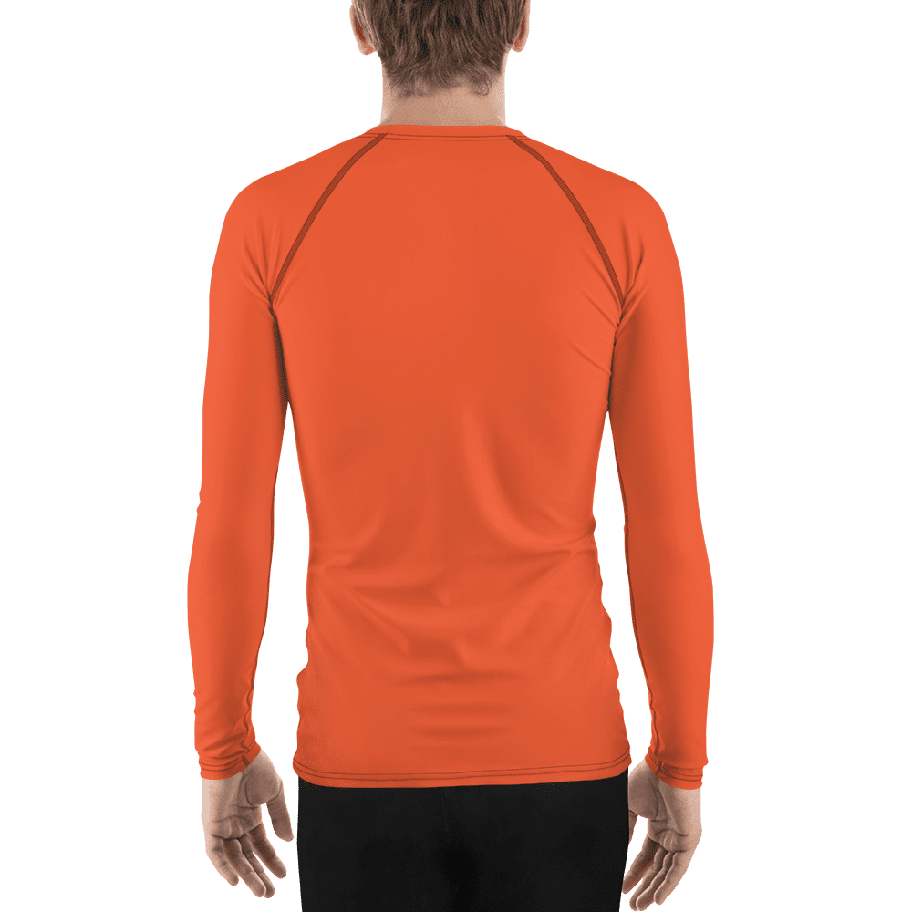 Sports Performance Rash Guard UVF 50+ Shirts for Men - Orange | Shop ...