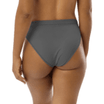 Gray underwear on a woman's body.