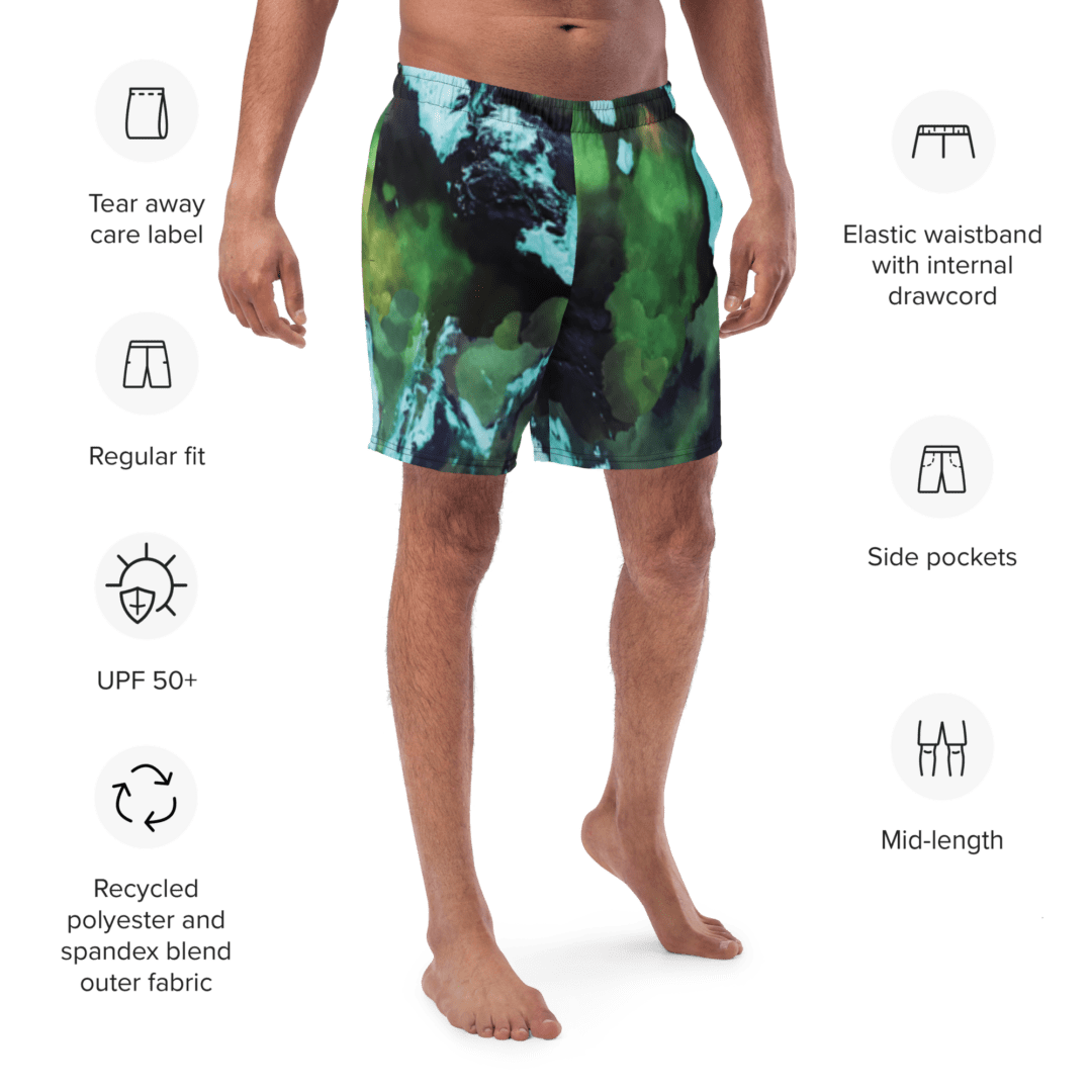 Swim Trunks for Men - UVF 50+ Performance Fabric - Premium Design ...