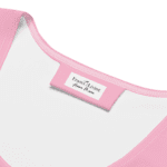 Pink shirt with a Frazer Living label.