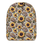 Sunflower and paisley pattern backpack.