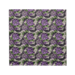 Purple floral paisley pattern design.