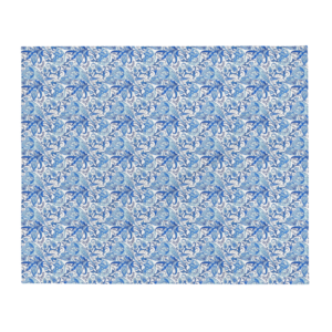 Maisie Indigo Paisley | Throw Blanket | Cobalt Blue | Premium Luxe