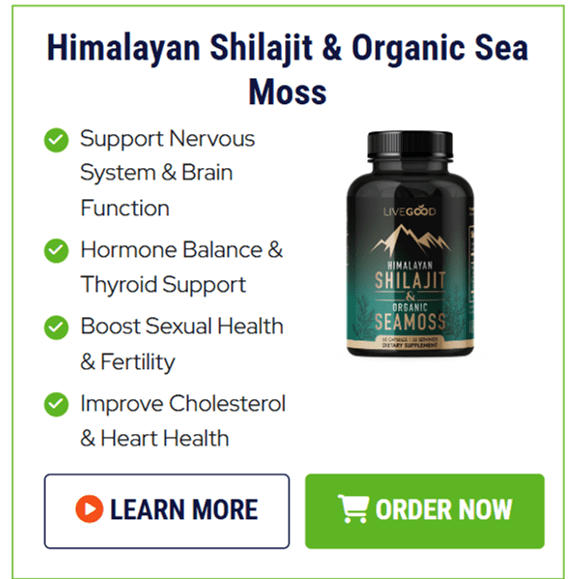 Hymalayan Shilajit & Organic Sea Moss