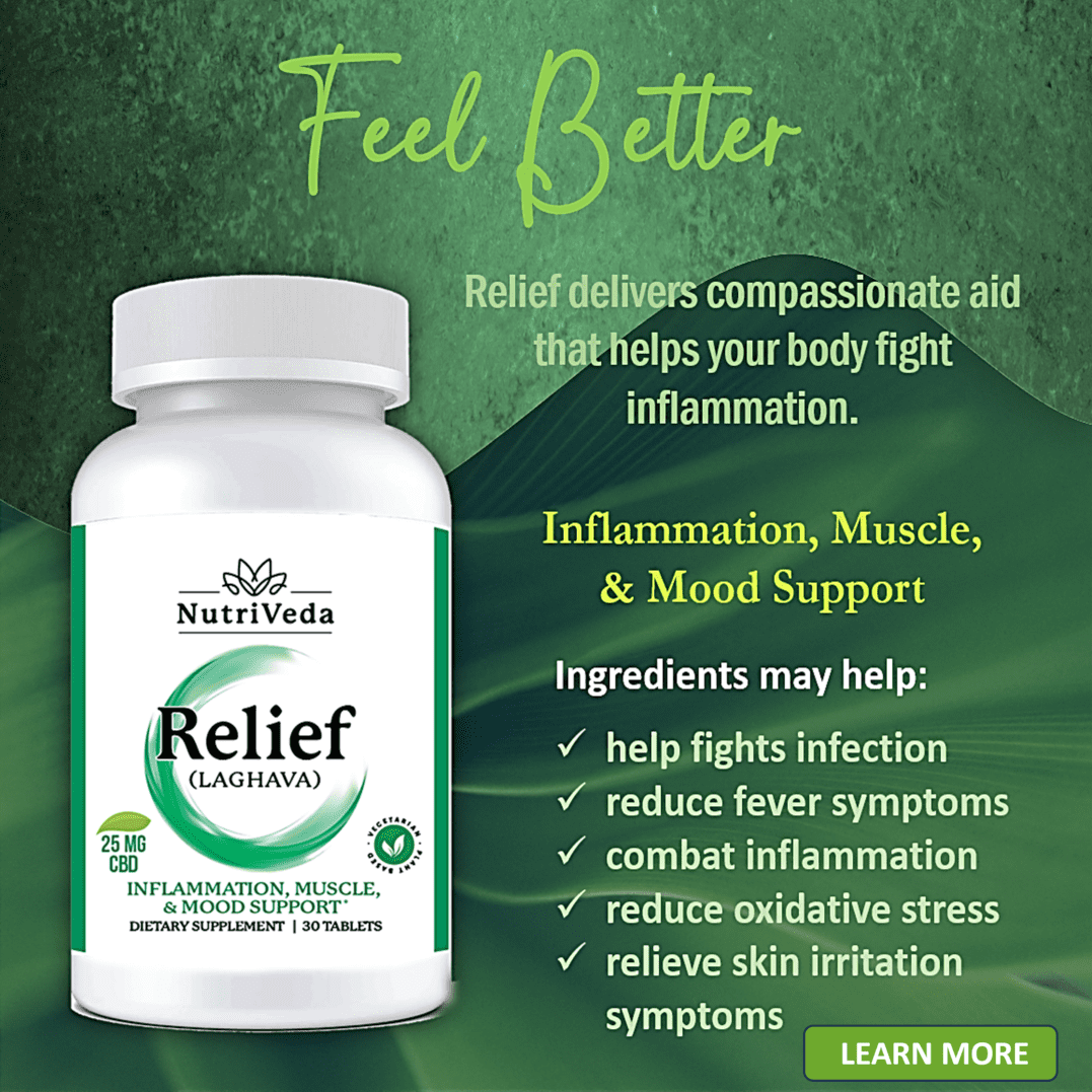 RELIEF - AD BOX with Learn More Button