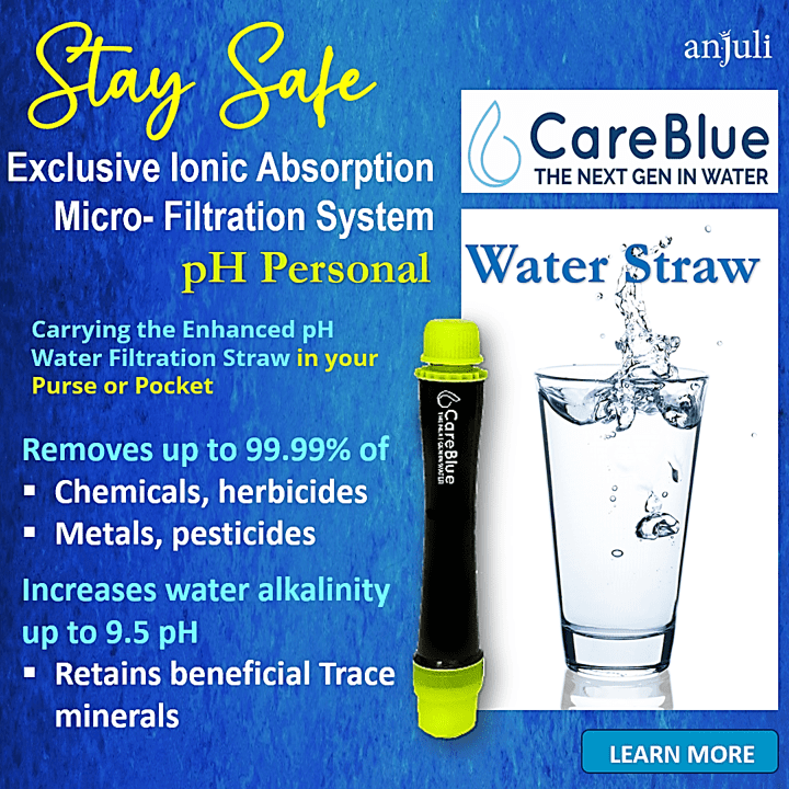 WATER STRAW - AD BOX with Learn More Button